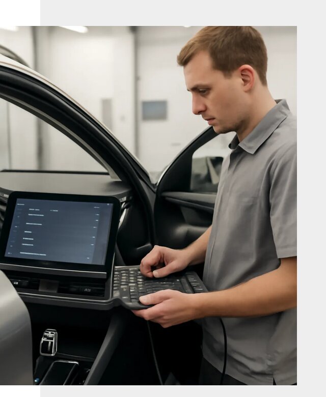 Русификация мультимедиа автомобилей Lynk Co в Беслане