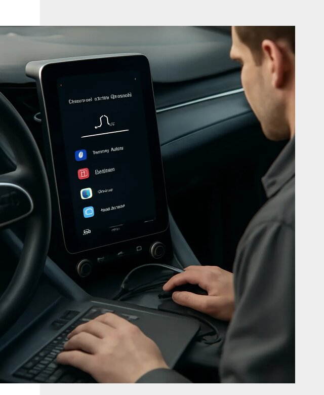 Установка приложений Lynk Co на автомобиль в Беслане