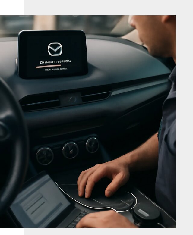 Установка приложений Mazda на мультимедийную систему в Беслане